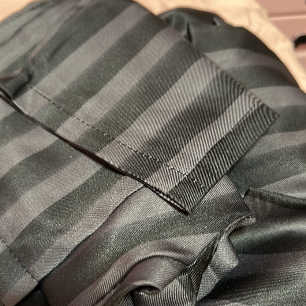 Men's Striped Suit Costume - Black and Gray - Picture 2 of 2